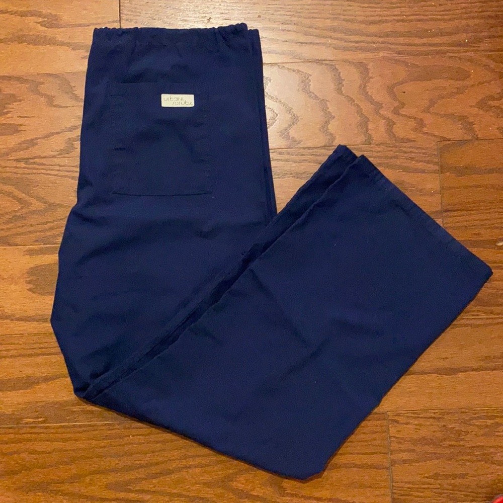Urbane Scrubs Women's Scrub Pants Blue M